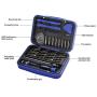 Preciva 37 in 1 Magnetic Screwdriver Kit, Precision Driver Kit Electronic Repair Tool with 28 Bits, Flexible Shaft, Extension Rod for Mobile Phone, Smart phone, Game Console, Tablet, PC Repairing.