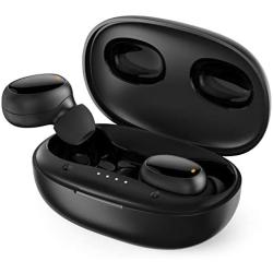 Falwedi Bluetooth 5.0 True Wireless Earbuds for iPhone Android, Touch Control Waterproof TWS Stereo Headphones with Charging Case and mic, in-Ear Earphones Headset for Sport