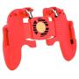 Efaster Mobile Game Controller for PUBG 4in1 Gamepad Shoot and Aim Trigger Phone Cooling (Red)