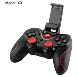 Bonega X3 Wireless BT Game Controller Joystick Gamepad with Phone Holder for Android iOS Smartphone Tablet PC TV Box Windows