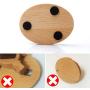 Cell Phone Desk Stand Holder, MHKBD Deer Cute Phone Stand Wooden Cellphone Holder with Anti-Slip Base Phone Cradle Fits All Smart Phones, Desk Decoration