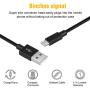 Short Phone Cable [5Pack 8 Inch/20CM] COCOFU Nylon Braided Phone USB Cable Sturdy Super Fast Cord for Phone X Xs 8 7 6 6s, Pad, Pod and Pad 4th Gen Other Devices - Black