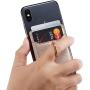 ACRSIKR Card Holder for Back of Phone, RFID Blocking Cell Phone Credit Wallet with Ring Pocket Stick on iPhone