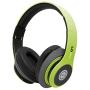 iJoy Matte Finish Premium Rechargeable Wireless Headphones Bluetooth Over Ear Headphones Foldable Headset with Mic (SRG-Lime)