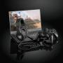 NUBWO U3 3.5mm Gaming Headset for PC, PS4, Laptop, Xbox One, Mac, iPad, Nintendo Switch Games, Computer Game Gamer Over Ear Flexible Microphone Volume Control with Mic - Black