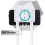 Upgrade Phone Holder for Bed, B-Land Neck Phone Holder Gooseneck Cell Phone Holders, Universal Mobile Phone Stand with Remote for Taking Videos & Group Photos (White)