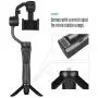 Andoer 3-Axis Handheld Gimbal Stabilizer Built-in Lithium Battery with Mini Tripod Stand Sports Camera Adapter Plate Compatible with iPhone Samsung Huawei Xiaomi Smartphone GoPro 4/5/6/7 Andoer 3-Axis Handheld Gimbal Stabilizer Built-in Lithium Battery with Mini Tripod Stand Sports Camera Adapter Plate Compatible with iPhone Samsung Huawei Xiaomi Smartphone GoPro 4/5/6/7