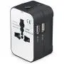 Travel Adapter, Universal International All-in-One Worldwide Travel Adaptor Wall Charger AC Power Plug Adapter Charger with Dual USB Port for USA UK EU AUS Travel Adapter, Universal International All-in-One Worldwide Travel Adaptor Wall Charger AC Power Plug Adapter Charger with Dual USB Port for USA UK EU AUS