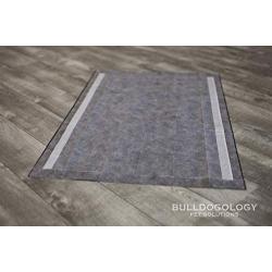 Bulldoglogy Carbon Black Puppy Pee Pads with Adhesive Sticky Tape - Extra Large Housebreaking Dog Training Wee Pads (24x35) 6 Layers with Extra Quick Dry Bullsorbent Polymer