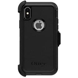 OtterBox DEFENDER SERIES SCREENLESS EDITION Case for iPhone Xs & iPhone X - Retail Packaging - BLACK