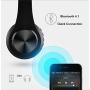Wireless Bluetooth Headset, MMHDZ Gaming Headphones, Wireless Rechargeable, Support for Plug-in Card, for PC, Phone (PC/Mac/Mobile)