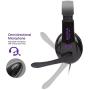 Stereo Gaming Headset PS4 Xbox One X, Anivia A9S Wired Over Ear Headphone with Mic for PC MAC Laptop Mobile iPad Nintendo Switch Games(Black Purple)