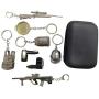 PUBG Mobile Controller Upgrade Version (6 Keychains + 2 Triggers) Compatible for Fortnite Mobile Game Controller Sensitive L1R1 Shoot Aim Game Trigger Joystick (AWM+AUG)
