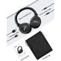 Mpow H18 Active Noise Cancelling Headphones, Foldable Bluetooth Headphones with Microphone, Over Ear Headphones with Hi-Fi Deep Bass, 50 Hours Play Wireless Headset for Travel/Work/Cell Phone
