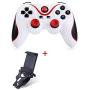 for Android Game Controller Tv, T3 X3 Wireless Bluetooth Gamepad Wireless Joystick Game Controller for iOS for Android Mobile Phone Game Handle for PC TV Box Holder-Gamepad with Stand-