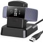KIMILAR Charger Compatible with Fitbit Charge 3 Charger Dock, Replacement Charger Cable Charging Stand Cradle Station with 4.2ft USB Cord Accessories for Charge 3 / Charge 3 SE Smart Watch