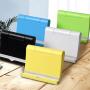Lovise Cell Phone Stand Holder Mobile Phone Dock Compatible for Smartphone Holder for Desk Adjustable Foldable (blue)