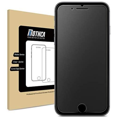 Mothca Matte Screen Protector for iPhone 8 7 6s 6 Anti-Glare & Anti-Fingerprint 9H HD Clear Tempered Glass Film Smooth as Silk (Not for SE 2020)