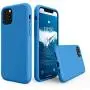SURPHY Silicone Case Compatible with iPhone 11 Pro Max Case 6.5 inch, Liquid Silicone Full Body Thickening Design Phone Case (with Microfiber Lining) for iPhone 11 Pro Max 6.5 2019 (Blue)