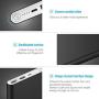 POWERADD 2ND Gen Pilot 2GS 10000mAh Power Bank, Dual USB Port Portable Charger 3.4A High-Speed Charge for iPhone, Samsung Galaxy, Other Smartphone and Tablet - Black (Apple Cable Not Included)