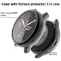 Cuteey for Galaxy Watch Active 2 Case with HD Hard PMMA Screen Protector, 2 Pack Slim Guard Thin Bumper Full Coverage Cover for Samsung Watch Women Men Smart Watch Accessories (Black+Black, 40mm) Cuteey for Galaxy Watch Active 2 Case with HD Hard PMMA Screen Protector, 2 Pack Slim Guard Thin Bumper Full Coverage Cover for Samsung Watch Women Men Smart Watch Accessories (Black+Black, 40mm)