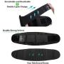 Jueachy Waist Trainer Belt for Women, Breathable Sweat Belt Waist Cincher Trimmer Body Shaper Girdle Fat Burn Belly Slimming Band for Weight Loss Fitness Workout