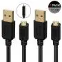 2 Pack LYBDWE 13.5Ft PS4 Controller Charger Cable,Play and Charger USB 2.0 High Speed Data Sync Cord Charging Cable for Sony Playstation 4/ PS4 Pro/ PS4 Slim/ PS4 Controllers(Black) 2 Pack LYBDWE 13.5Ft PS4 Controller Charger Cable,Play and Charger USB 2.0 High Speed Data Sync Cord Charging Cable for Sony Playstation 4/ PS4 Pro/ PS4 Slim/ PS4 Controllers(Black)