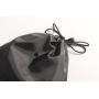 GLCON Waterproof Black Dark Small Carrying Storage Pouch Case Canvas Bags for Iphones Coins Pencil Case Cosmetic Bags and Ipad Mini,case for headset earphones cell phone accessories,Protection of power bank ps vita video/audio players