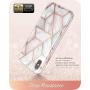 i-Blason Cosmo Full-Body Case for iPhone Xs/ iPhone X Case 2018 Release, Marble, 5.8"