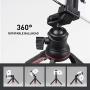 Ztylus Journalist MK II Mini Tripod Smartphone Stabilizer Rig, Hand Grip, Table Tripod, Rotatable Ball Head, Adjustable Leg, DSLR Mirrorless Camera, iPhone, Samsung Galaxy, Google Pixel