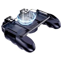 [Six-Finger] Mobile Phone Cooling Pad Game Controller Cooling Radiating Game Joystick for pubg/Fortnite/Survival Game Grib for 4.6-6.44Inch iOS and Android System by Greatstar