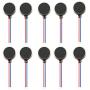 DaFuRui 20PCS 10x3mm Mini Vibration Motors DC 3V 70mA 12000rpm Flat Coin Button-Type Micro DC Vibrating Motor for Mobile Cell Phone Pager Tablet