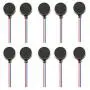 DaFuRui 20PCS 10x3mm Mini Vibration Motors DC 3V 70mA 12000rpm Flat Coin Button-Type Micro DC Vibrating Motor for Mobile Cell Phone Pager Tablet