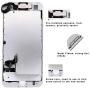 Screen Replacement for iPhone 7 Pre-Assembled LCD Display and 3D Touch Screen Digitizer Replacement with Proximity Sensor, Ear Speaker, Front Camera and Repair Tools (White)