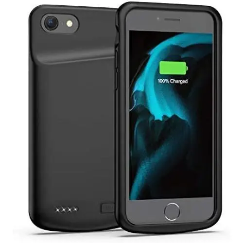 Battery Case for iPhone 6/6s, 4500mAh Portable Protective Charging Case Extended Rechargeable Battery Pack for 4.7 Inch iPhone 6/6s (Black) Battery Case for iPhone 6/6s, 4500mAh Portable Protective Charging Case Extended Rechargeable Battery Pack for 4.7 Inch iPhone 6/6s (Black)