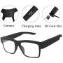 Camera Glasses 1080P Outdoor Mini HD Video Glasses Portable Wearable Eye Glasses with Camera for Outdoor Sports Driving,Riding,Fishing,Motorcycle