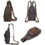 Canvas Sling Bag Small Crossbody Backpack Shoulder Casual Daypack Rucksack for Men Women Outdoor Cycling Hiking Travel Canvas Sling Bag Small Crossbody Backpack Shoulder Casual Daypack Rucksack for Men Women Outdoor Cycling Hiking Travel