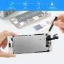 Compatible with iPhone 6 Screen Replacement White 4.7 Inch Full Assembly LCD Display Digitizer with Front Camera, Ear Speaker, Proximity Sensor and Repair Tool Set (A1549 A1586 A1589) Compatible with iPhone 6 Screen Replacement White 4.7 Inch Full Assembly LCD Display Digitizer with Front Camera, Ear Speaker, Proximity Sensor and Repair Tool Set (A1549 A1586 A1589)