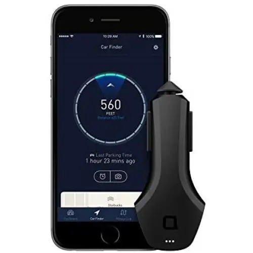 nonda ZUS Smart Car Charger, Car Charger with App to Save Cars Location and Monitor Car Battery, 2 Ports Car Charger with Led for iPhone XS/Max/XR/X/8/7/6/Plus (ZU33BKRN) nonda ZUS Smart Car Charger, Car Charger with App to Save Cars Location and Monitor Car Battery, 2 Ports Car Charger with Led for iPhone XS/Max/XR/X/8/7/6/Plus (ZU33BKRN)