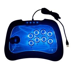 SUNCHI Arcade Fighting Stick Vibration Joystick Mechanical Gamepads Game Controller for PC / PS3 / PC360 / Android Box /Smartphone / TV