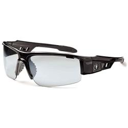 Ergodyne Skullerz Dagr Anti-Fog Safety Glasses-Black Frame, In/Outdoor Lens