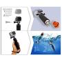Waterproof Floating Hand Grip Compatible with GoPro Hero 8 7 6 5 4 3 3+ 2 1 Session Black Silver Camera Handler & Handle Mount Accessories Kit for Water Sport and Action Cameras (Orange)