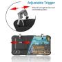 Mobile Game Controller Case for iPhone X/XS, Phone Cover Compatible with PUβG/COD Mobile L1R1 Trigger Joystick Gamepad Grip Remote, for Apple iOS (5.8 inch Black)
