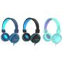 Elecder i42 Kids Headphones, Safe Volume Limited 85dB, Foldable Adjustable On Ear Headphones, 3.5mm Jack Compatible with iPad, Cellphones, Computer, MP3/4 Kindle Tablet Airplane School (Black/Blue)