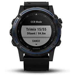 Garmin Descent Mk1, Watch-Sized Dive Computer with Surface GPS, Includes Fitness Features, Gray Sapphire with Black Band, 1.2"