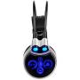 SADES SA908 Physical 7.1 Channel USB Surround Sound Stereo Gaming Headset PC Headsets Over-Ear Gaming Headphones with Microphone LED Light