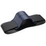 Sinjimoru Phone Grip Stand, Secure Handy Phone Strap for iPhone and Android, Phone Holder with Leather Phone Stand. Sinji Grip Navy