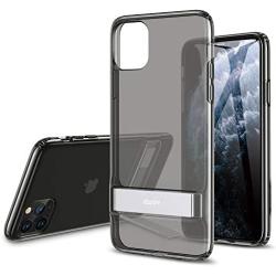 ESR Metal Kickstand Designed for iPhone 11 Pro Max Case, [Vertical and Horizontal Stand] [Reinforced Drop Protection] Flexible TPU Soft Back for iPhone 11 Pro Max (2019 Release), Transparent Black