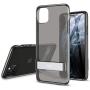 ESR Metal Kickstand Designed for iPhone 11 Pro Max Case, [Vertical and Horizontal Stand] [Reinforced Drop Protection] Flexible TPU Soft Back for iPhone 11 Pro Max (2019 Release), Transparent Black