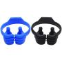 HONSKY 3361942 Cute Thumbs Up Adjustable Tpu Flexible Mobile Cell Phone Tablet Computer Display Stand Holder for Bed Desk - Blue and Black